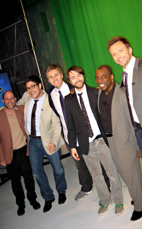 Rich Sommer, Aaron Staton, Joel McHale, LeVar Burton Rich Sommer, Aaron Staton, Joel McHale, LeVar Burton